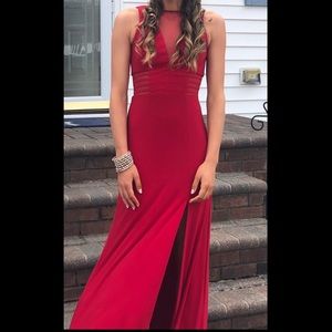 Red Prom dress